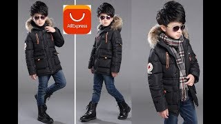 Зимнняя Куртка . куртка для подростков с AliExpress . Winter Jacket . jacket for a boy