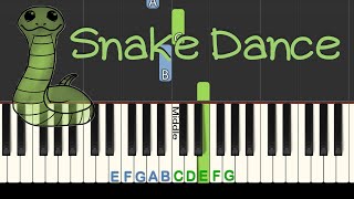 Snake Dance: easy piano tutorial + free sheet music