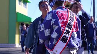 掛塚屋台まつり　宵祭り　国道150号を渡り本町上へ