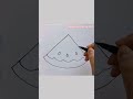 drawing watermelon shorts guipingzhongart drawing