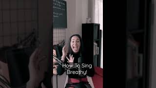 Learn how to sing breathy with vocal onset. New video now up! 😉💕