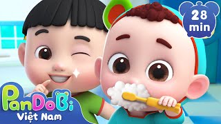 Hãy cùng nhau vệ sinh sạch sẽ | Play & Learn | Nhạc thiếu nhi vui nhộn | Super Pandobi