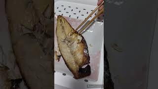 独身40代の食生活12月4日　焼きサバ