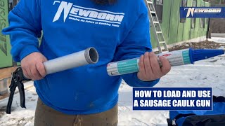 How to Load and Use a Sausage Caulk Gun