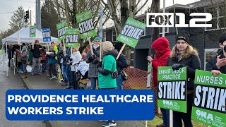 Providence nurses and doctors strike day one