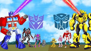 TRANSFORMERS 2D CARTOON : Bumblebee, Optimus, TVbaby Mine | Collection of The Best Cartoon Season 11