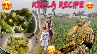 KYA SE KYA HO GYA GHAR MAI 😍KRELA RECIPE 😋