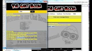 Simple Chat Application : Java swing, Socket Programming