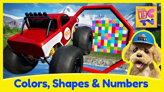 Learn Colors, Shapes and Numbers | 4K | Educational Video for Kids by Brain Candy TV