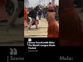 a hindu monk is seen enjoying the kumbh mela in his own way. india kumbh hindufestival