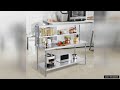 vevor double overshelf double tier stainless steel overshelf 12 x 72 inch review