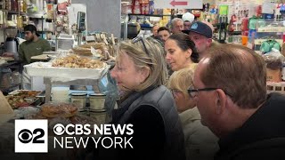 Stores packed as shoppers head out for last-minute Thanksgiving supplies