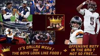 👑 Commanders Kings 👑  |  It's DALLAS Week & Dem Boys Look Like FOOD! + Offensive ROTY in Jeopardy???