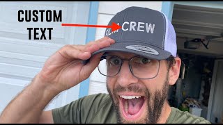 ★★★★★  Custom Embroidered Hat on Amazon - UNAMEIT Store - Customized Hat Tutorial and Instructions