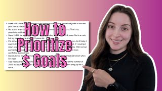 How to Prioritize Money Goals | SUBSCRIBER $ REVIEW