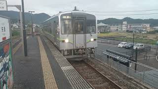 井原鉄道IRT355-1神辺行矢掛駅入線