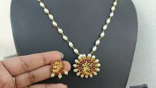 pearl chain with detachable pendent set.rs 499/-fs.8501062058