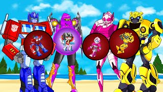 [S13] Bumblebee 🐝, Dady Optimus, Momy ARCEE -Part 7 | Collection of The Best Cartoon Robot Season 13