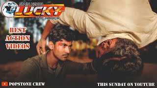 Lucky The Racer in Hindi | Race Gurram | Action Comedy Hindi Movie Fight Spoof | Allu Arjun