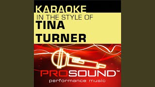 Proud Mary (Karaoke Instrumental Track) (In the style of Tina Turner)