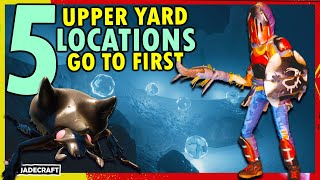 GROUNDED 5 Upper Yard Locations You Need To Go First! Bug Proof Base! Tons Of Rocks And Milk Molars