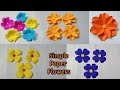 Paper Flowers | Flower Making with Paper | How to Make Paper Flowers | Paper Flower Making