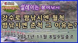 강 수로낚시 짬낚에 월척 올밤낚시엔 준척 원인분석[붕어낚시17110809]