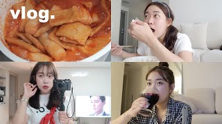 은조미위크 day1 : 휴가 첫 날, 생일 선물 뜯기 , 돈까스냉면 , 오르막떡볶이,반신욕