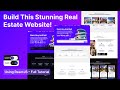 Build a Modern Real Estate Website with ReactJS | Full UI Design Tutorial 2024