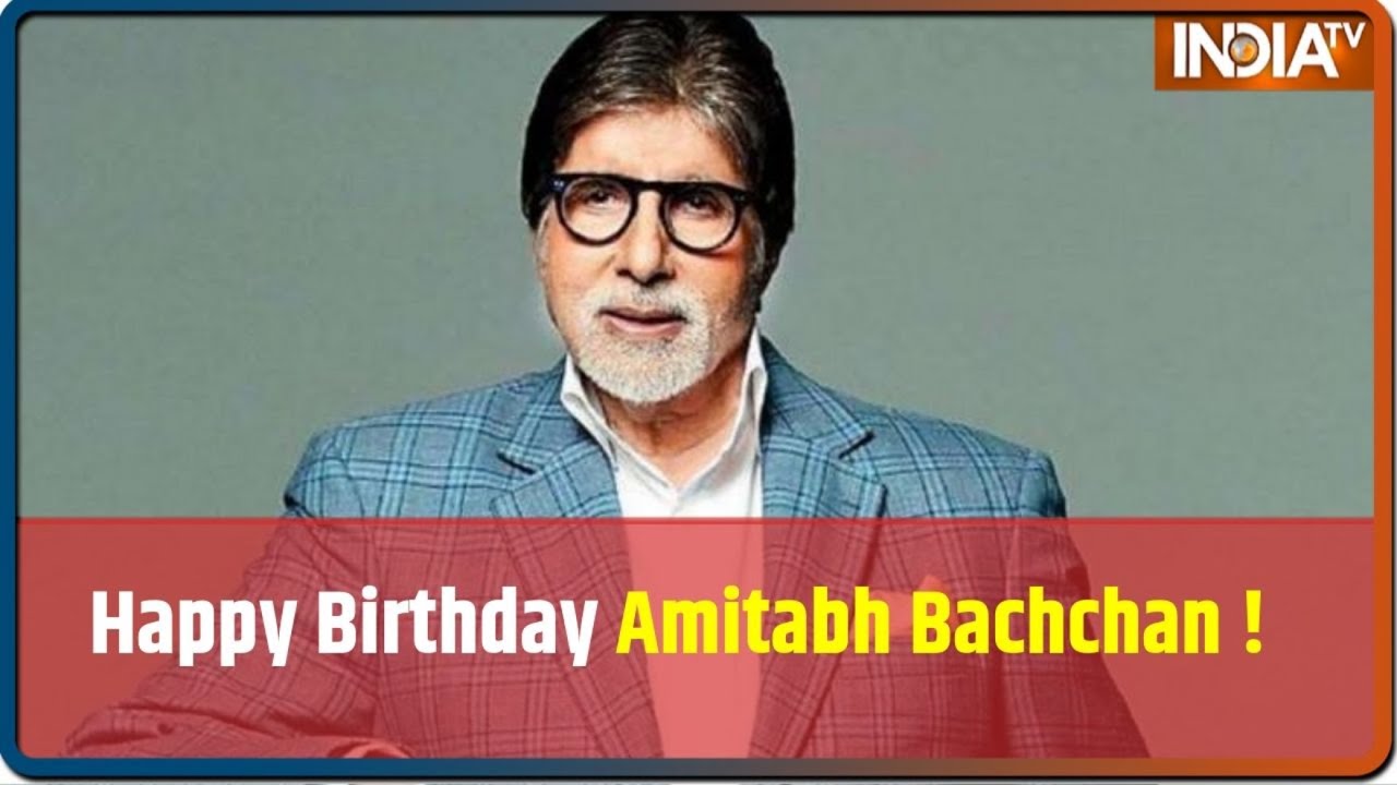 Happy Birthday! Amitabh Bachchan Turns 77 Today - YouTube