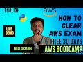 Live 🛑 AWS SQS and How to clear AWS Exams | Final Session | English