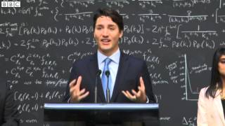 Justin Trudeau meets quantum challenge   BBC News