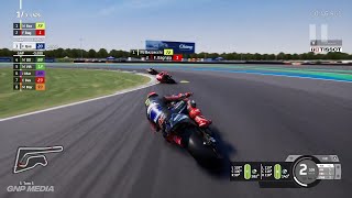 MotoGP 23 - Fabio Quartararo - Sprint Race \u0026 Main Race - Buriram Circuit - Gameplay