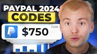 PAYPAL CODES 2024 ($750 REDEEM HERE) | Paypal Free Money 2024 - Make Money Online 2024