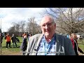 planting of oak tree near aviary at abington park northampton