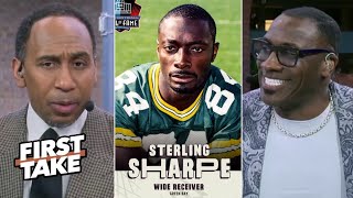 FIRST TAKE| Stephen A CONGRATULATIONS to Sterling Sharpe on being named to Pro Football Hall of Fame