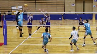 【近畿私学大会2024】準決勝　清風 vs 洛南　 第３セット　＜男子バレーボール＞