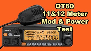 Radioddity QT60 PRO - Anytone AT-5555  -11 Meter  \u0026 12 Meter Modification, 24.800MHz to 30.000MHz