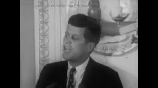 January 14, 1960 - Senator John F. Kennedy speaks at National Press Club, Washington, DC.