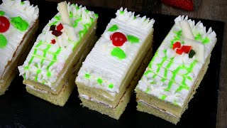 বেকারির মতো চুলায় ভ্যানিলা পেস্ট্রি | No Oven Vanilla Pastry | Bangladeshi Vanilla Pastry Recipe