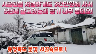 충청북도 문경 시골집을 저렴하게도 3천만원에 사서 5년째 사는데 공기 너무 좋데요! 멋진옛날집 오지마을 옛날골동품 멋진여행