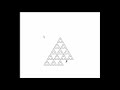 How to drawing a Sierpinski triangle by Python Turtle