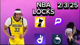 BEST NBA PRIZEPICKS TODAY | 2/3/25 | FREE PICKS