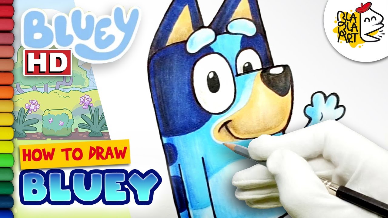 How To Draw Bluey Easy Tutorial Images And Photos Finder How To Draw Bluey Easy Tutorial Images And Photos Finder