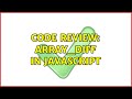 Code Review: array_diff in JavaScript (2 Solutions!!)