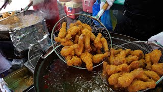 Selling 100 kg a day! Korean Fried Chicken, Dakgangjung | Korean Street food