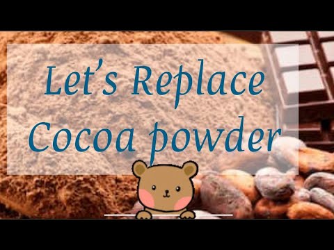 What can I use as a substitute for cocoa powder?
