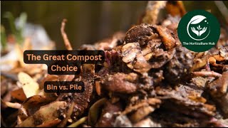 The Great Compost Choice: Bin vs Pile.