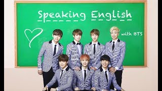 BTS Speaking English Compilation