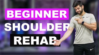 Follow Along Shoulder Pain Relief Workout //  Beginner Shoulder Rehab + Mobility